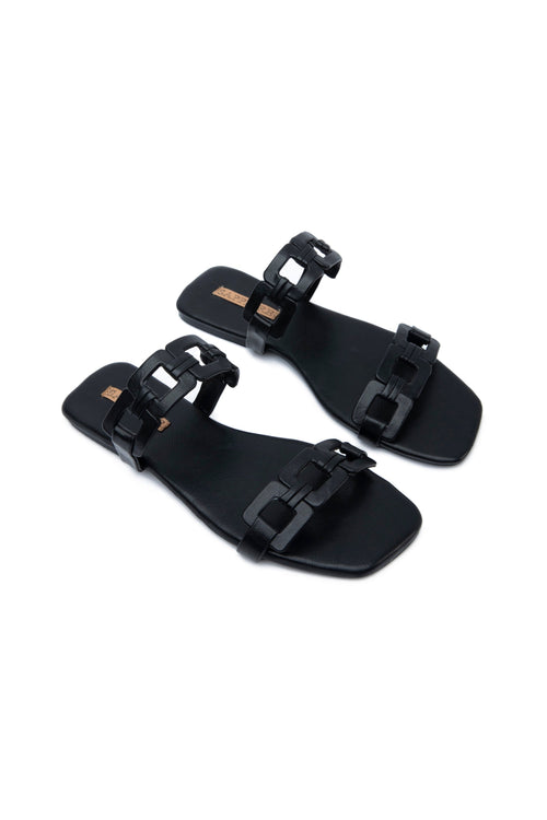 Sapphire - Black Flats