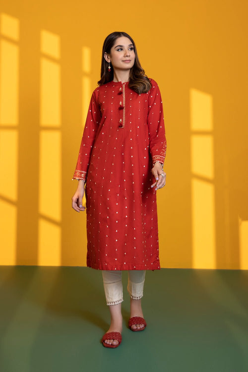 Sapphire - Embroidered Cotton Shirt