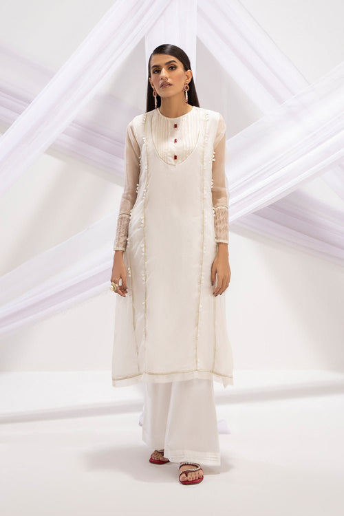 Sapphire - Silk Organza Shirt