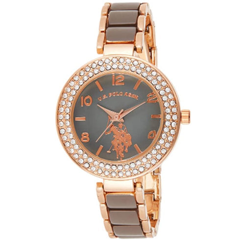 U.s. Polo Assn- Women's Quartz Watch, Analog Display And Stainless Steel Strap, Usc40247