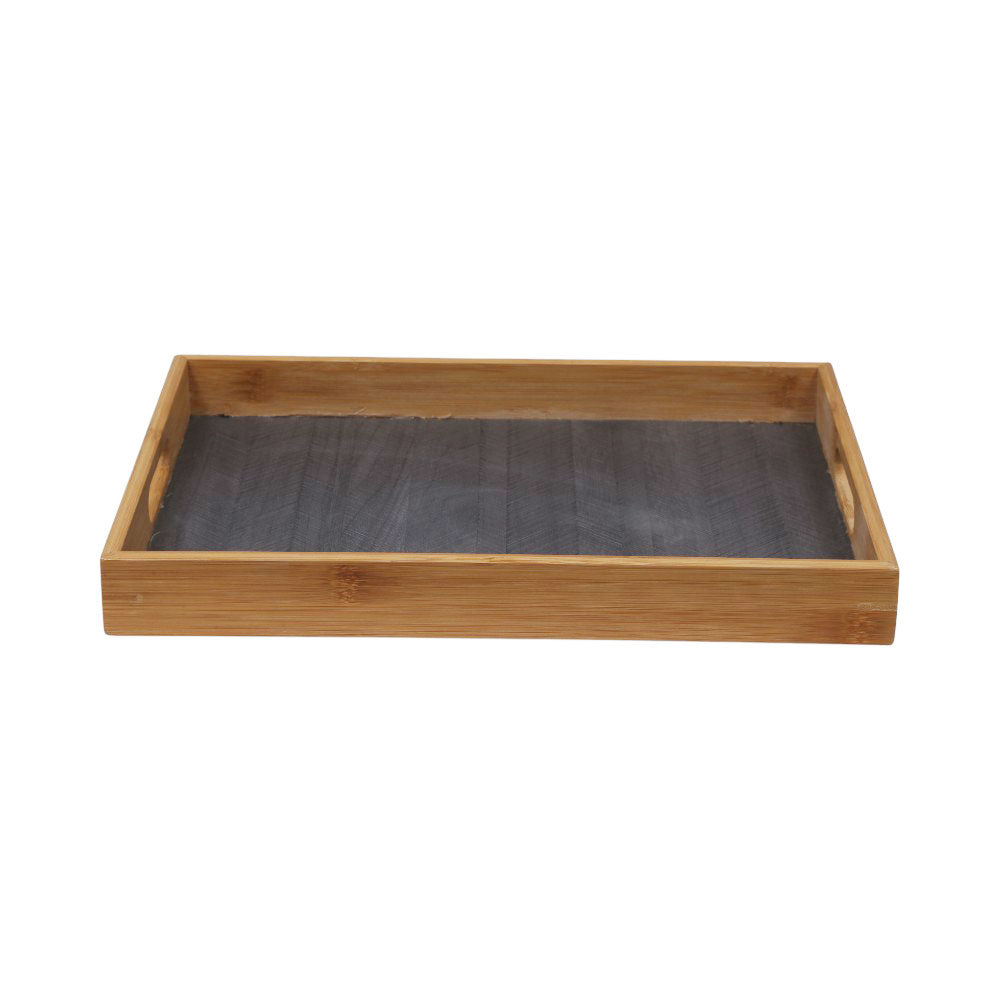 TRAY WOODEN MEDIUM D22
