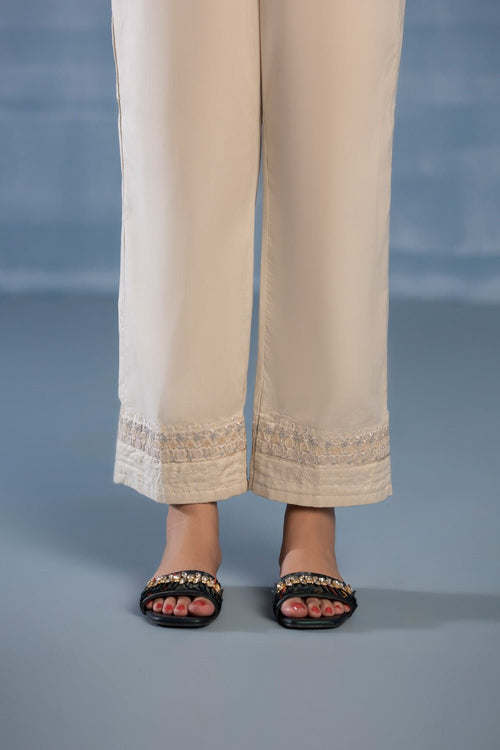 Sapphire - Embroidered Recycled Cotton Pants