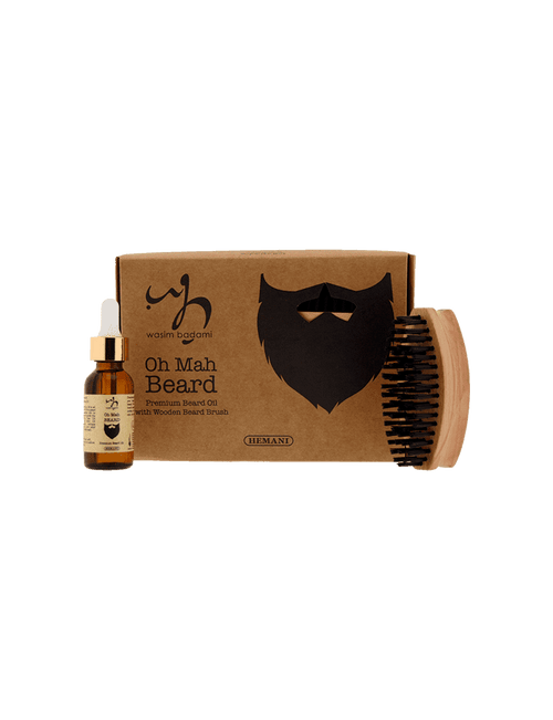 Wb By Hemani - Premium Beard Oil With Wooden Beard Brush