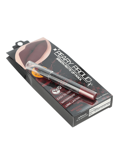 Peary Proud- Smooth Matte Lip Pencil - Magenta Red