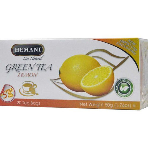 Hemani Herbals - Hemani Green Tea Lemon 20 Tea Bags