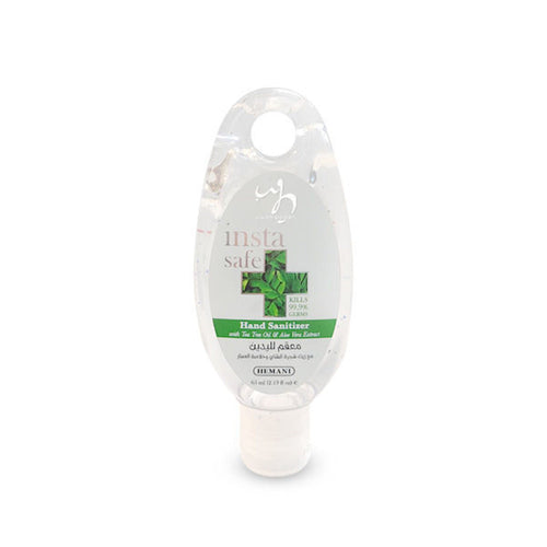 Wb By Hemani- Insta Safe Hand Sanitizer With Tea Tree Oil & Aloe Vera Extract, 65ml