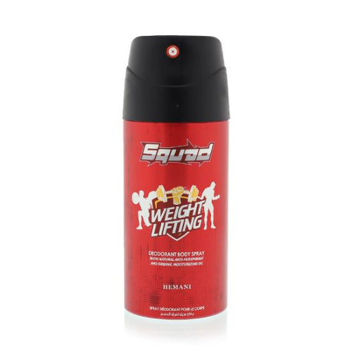 Hemani Herbals - Hemani Squad Deodorant Spray - Weight Lifting