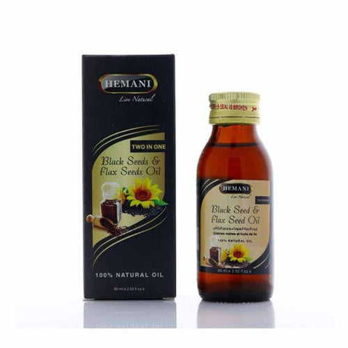 Hemani Herbals - Hemani Black Seed & Flax Seed Oil 60ml