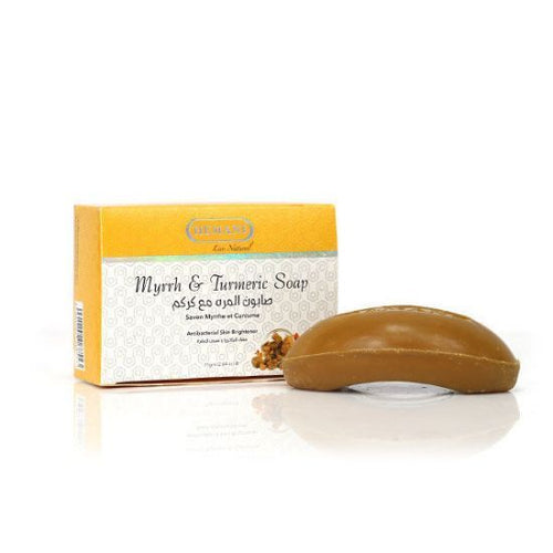 Hemani Herbals - Hemani Myrr & Turmeric Soap 75gm