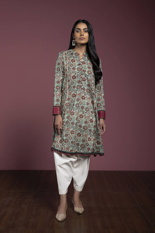 Sapphire - Printed Lawn Shirt