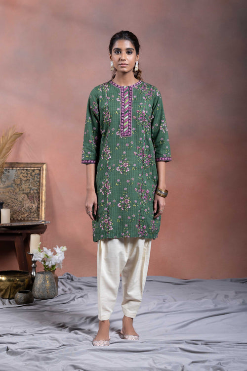 Sapphire - Printed Khaddar Shirt