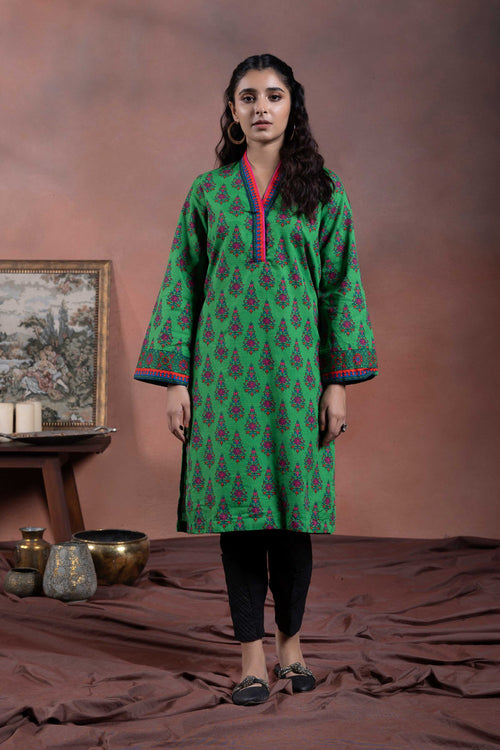 Sapphire - Printed Khaddar Shirt