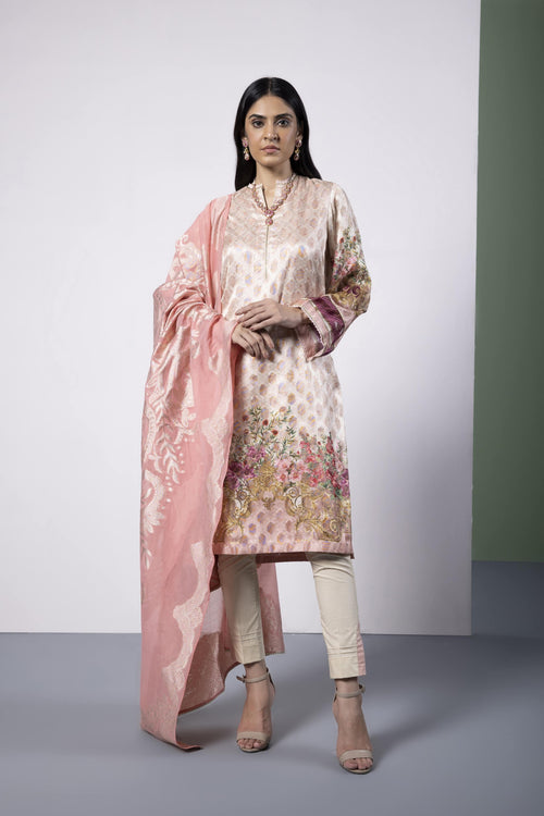 Sapphire - 1 Piece - Embroidered Off-white (only Trouser)