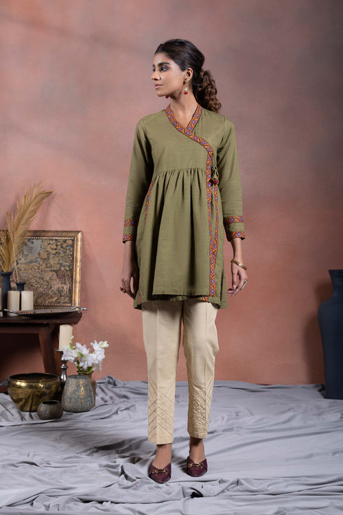 Sapphire - Solid Khaddar Shirt