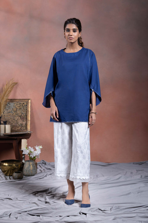 Sapphire - Solid Cotton Shirt