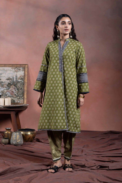 Sapphire - Printed Khaddar Shirt