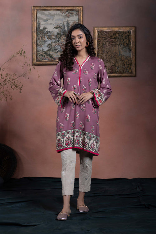 Sapphire - Printed Linen Shirt