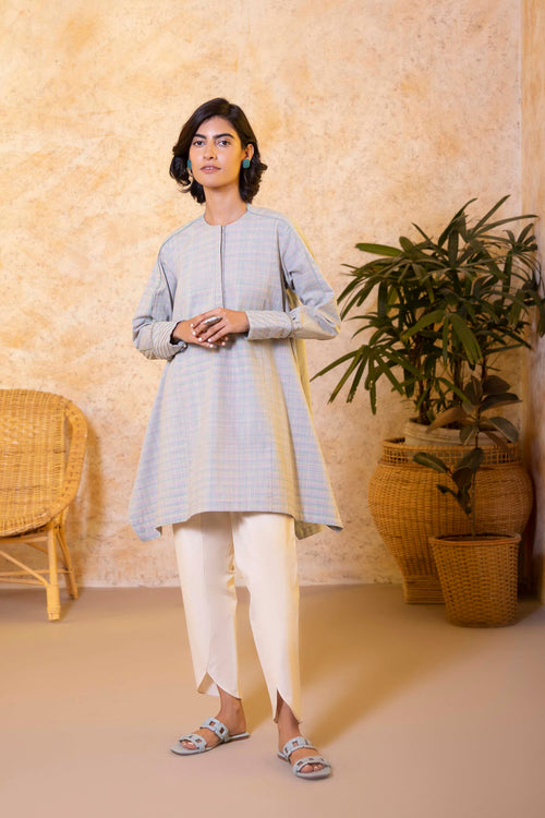 Sapphire - Solid Melange Shirt