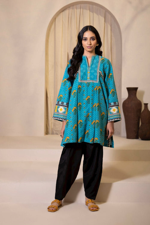 Sapphire - Printed Khaddar Shirt