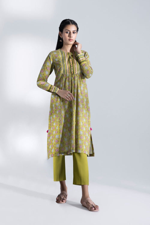 Sapphire- Printed Khaddar Shirt