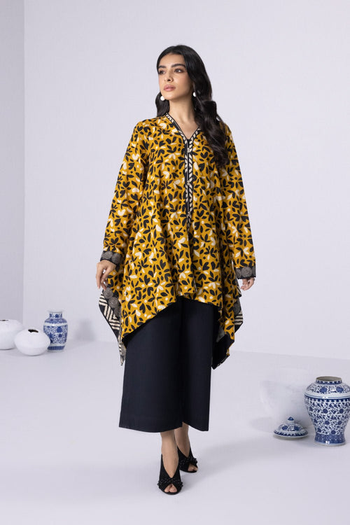 Sapphire- Printed Khaddar Shirt