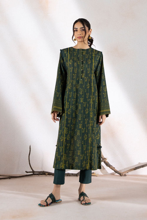 Sapphire- Printed Khaddar Shirt