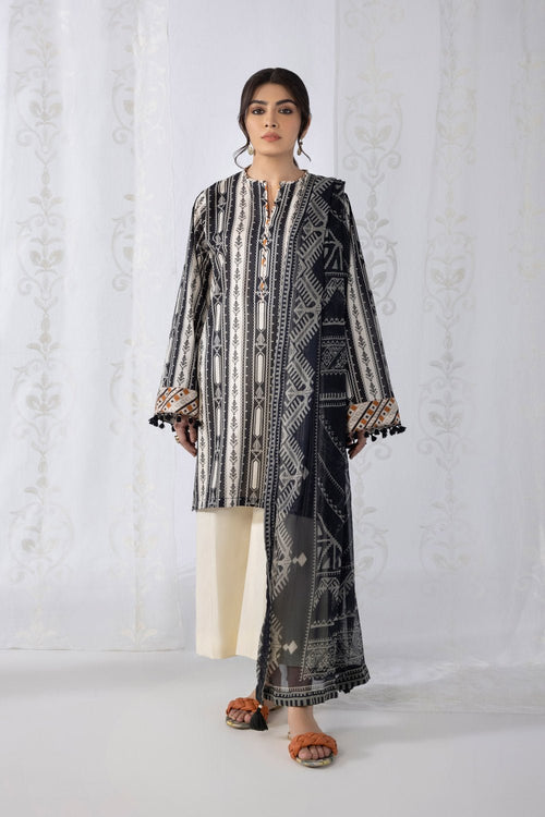 Sapphire- 2 Piece - Printed Lawn Suit