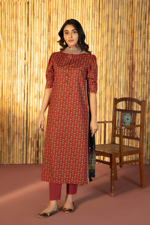 Sapphire- 2 Piece - Printed Lawn Suit