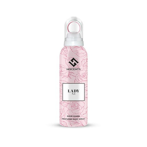 Hemani Herbals - Hiscents Lady N.5 Body Spray 200ml