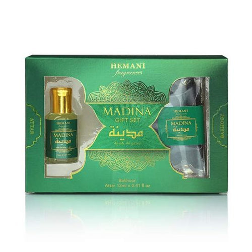 Hemani Herbals - Madina Gift Set 2in1 - Attar & Bakhoor