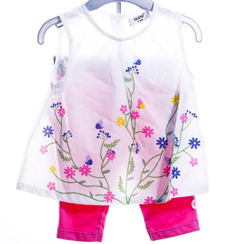 GIRLS 2PC PAJAMA SUIT MB-46-2-52 MS-20 3-6M