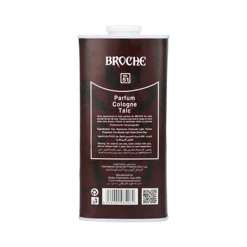 Broche 51 Talcum Powder 285gm