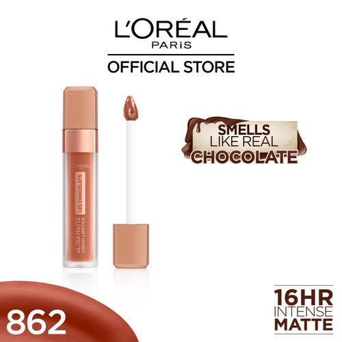 Loreal Paris- Infallible Les Chocolats Liquid Lipstick - 862 Volupto Choco