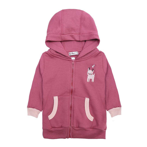 LONG SLEEVE HOODIE KANGRO POCKET JACKET 7491