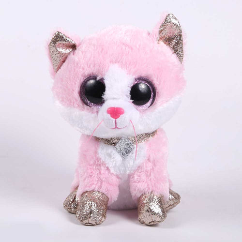 36489 BEANIE BOOS CAT FIONA PINK MED D