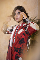 Sapphire - Printed Linen Shirt