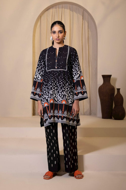 Sapphire - Printed Khaddar Shirt