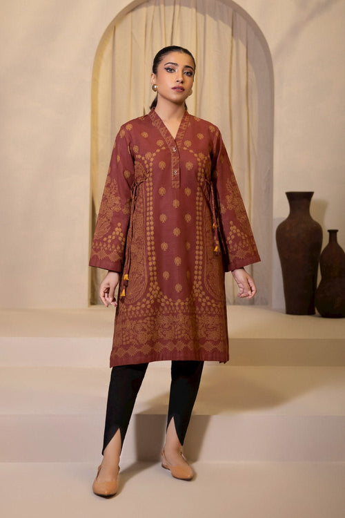 Sapphire - Printed Khaddar Shirt