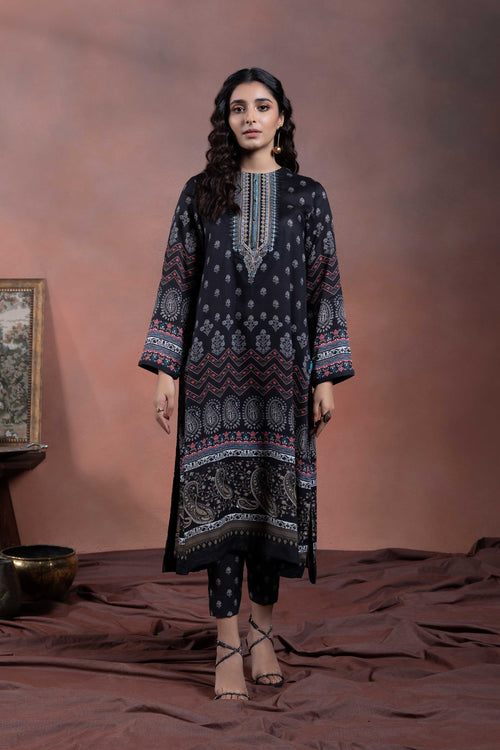 Sapphire - 2 Piece - Embroidered Cotton Suit