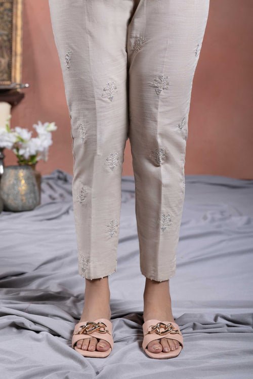 Sapphire - Embroidered Khaddar Pants