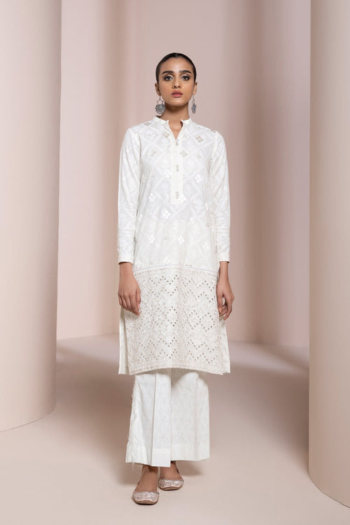 Sapphire - Embroidered Jacquard Shirt