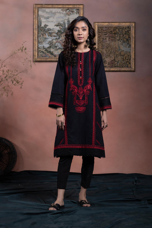 Sapphire - Embroidered Khaddar Shirt
