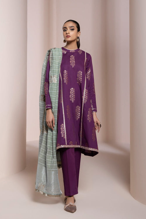 Sapphire - Embroidered Jacquard Shirt