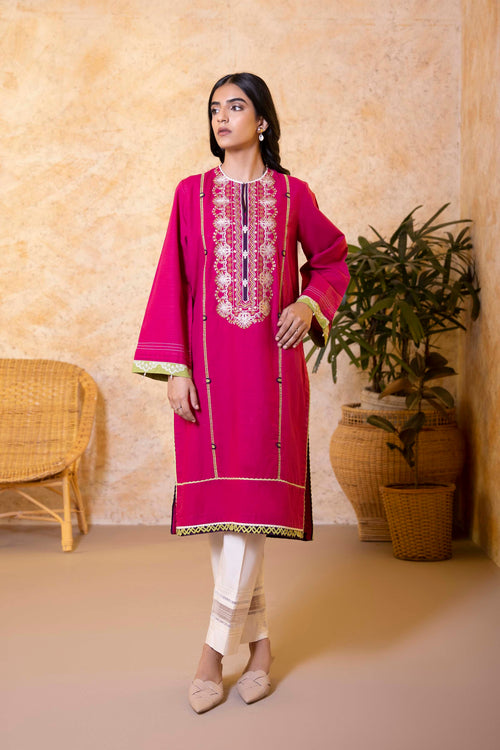Sapphire - Embroidered Khaddar Shirt