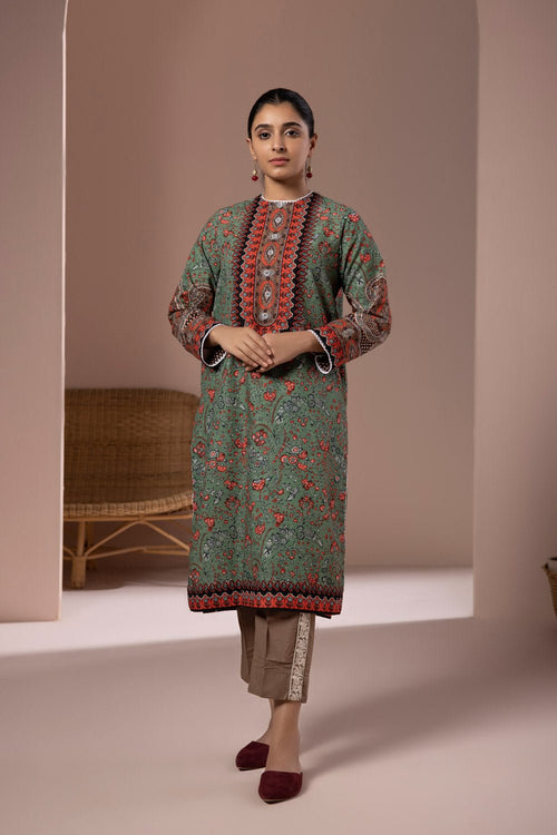 Sapphire - Printed Khaddar Shirt