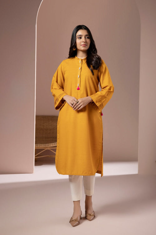 Sapphire - Solid Zari Khaddar Shirt