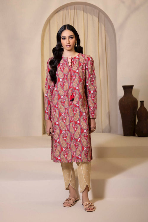 Sapphire - Printed Khaddar Shirt