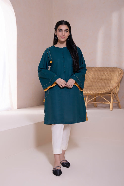 Sapphire - Solid Khaddar Shirt