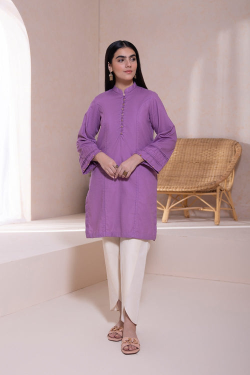 Sapphire - Solid Cotton Shirt