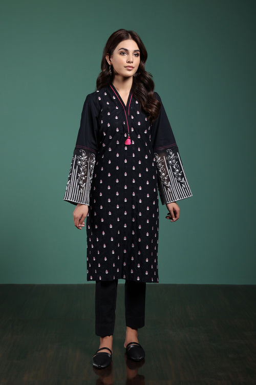 Sapphire - Embroidered Cotton Shirt